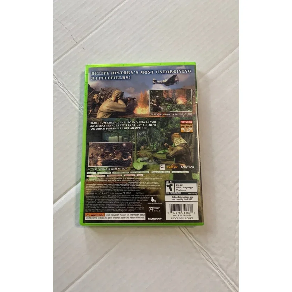 The History Channel: Battle for the Pacific XBox 360